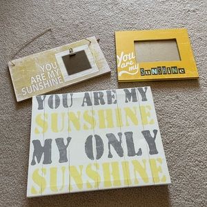 You Are My Sunshine decorations
